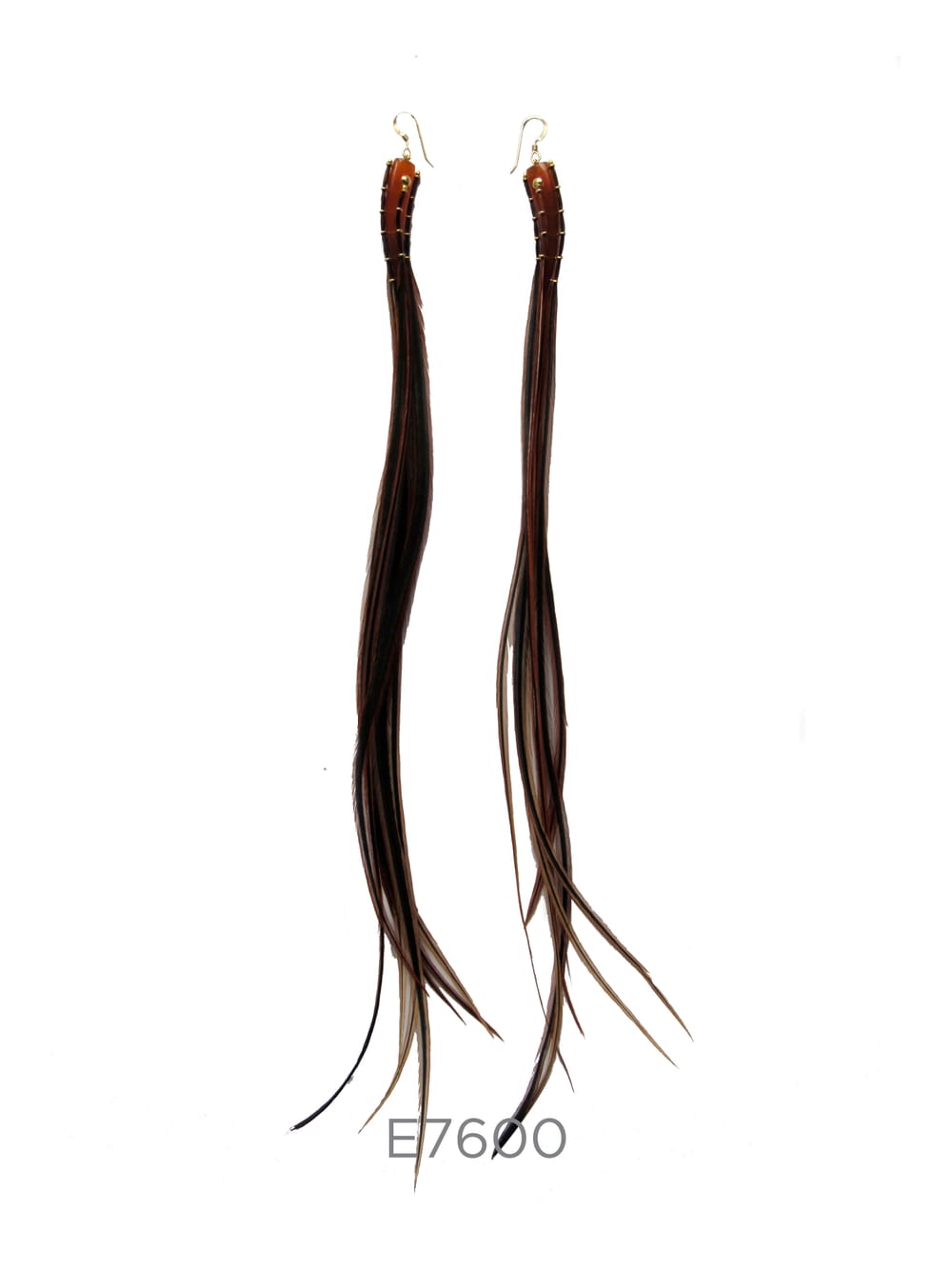 Feather-encased horn