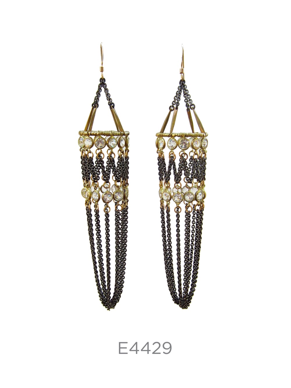 Gunmetal Crystal Cages