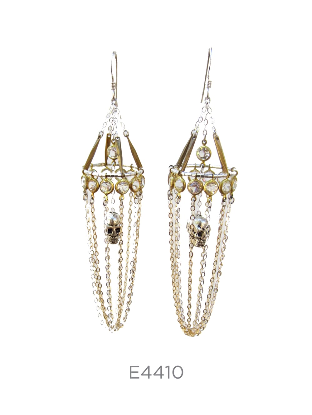 Crystal caged skulls
