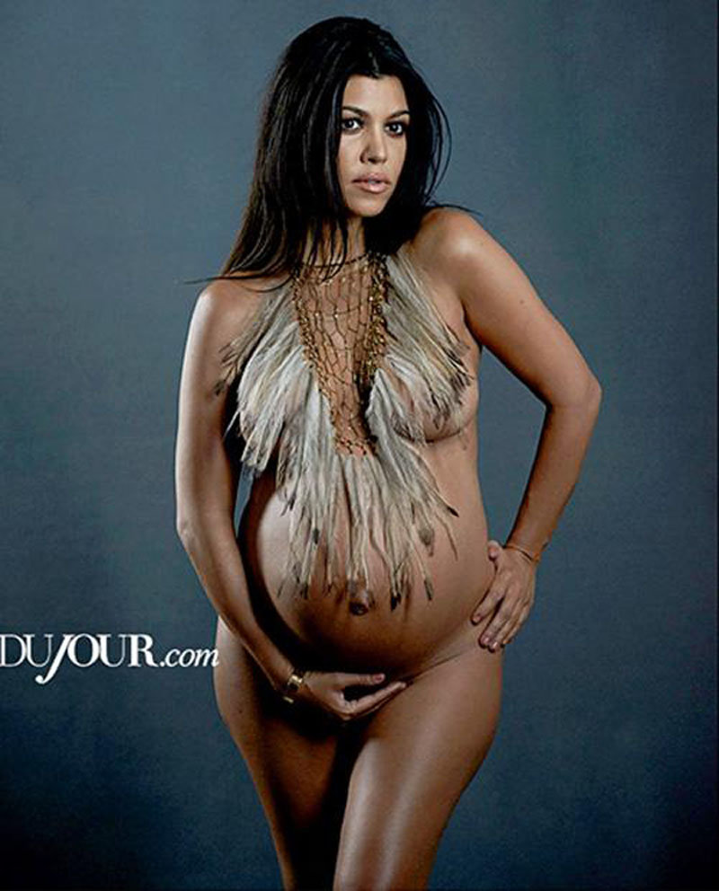 DuJour Magazine: Golden emu feather necklace with Austrian crystals